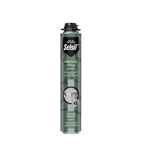SELSİL PU MONTAJ KÖPÜĞÜ - 750GR TABANCALI