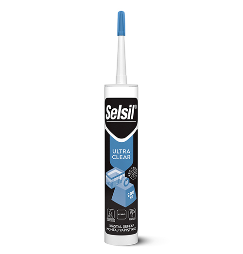 SELSİL ULTRA CLEAR CAM ŞEFFAFI MONTAJ YAPIŞTIRICI TÜP - 50ML-