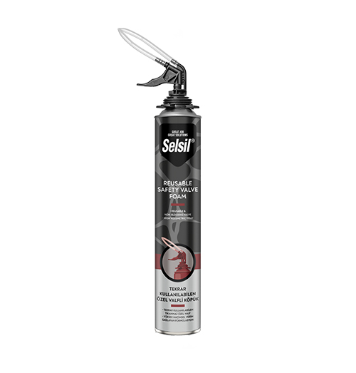 SELSİL EMNİYET VALFLİ KÖPÜK - 750ML 860 GR