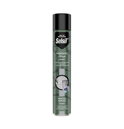 SELSİL PU MONTAJ KÖPÜĞÜ - 750GR MANUEL