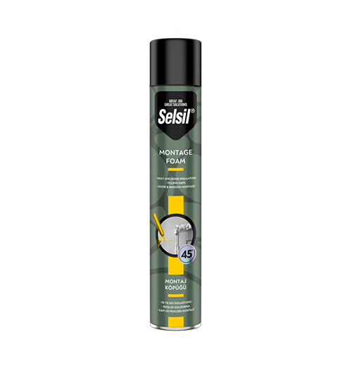 SELSİL PU MONTAJ KÖPÜĞÜ - 845GR (750ML) MANUEL