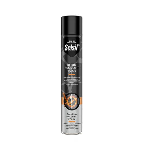 SELSİL B1 YANGINA DAYANIKLI KÖPÜK - 750ML - MANUEL