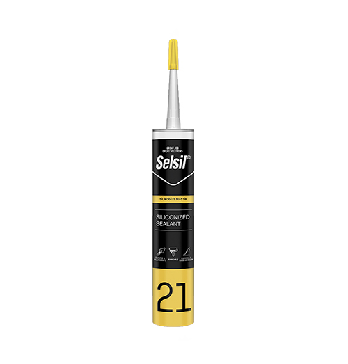 SELSİL SİLİKONİZE MASTİK - 500 GR (SİYAH)